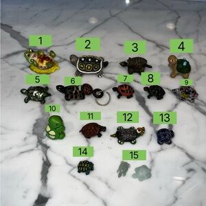 Buyer’s Choice Lot #3 Various Little Turtle Figurines!